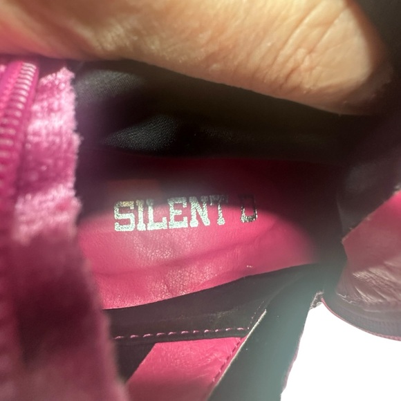 NEW Anthropologie x Silent D Komass Pink Crushed Velvet Boots  38 - Picture 11 of 11